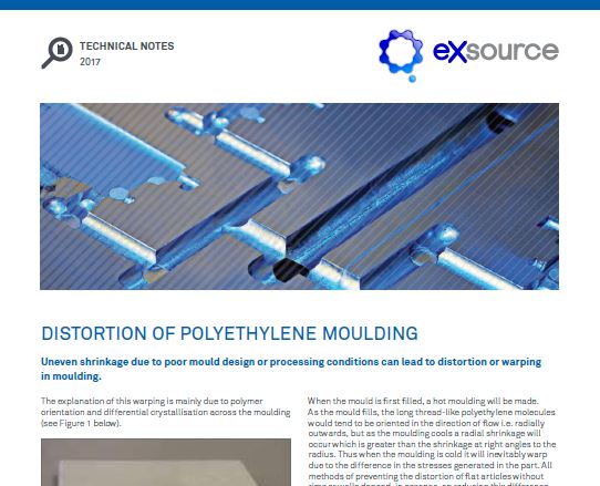 TECHNICAL GUIDE: Distortion of Polyethylene Moulding 